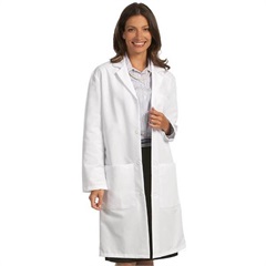 Unisex Button Front Lab Coat
